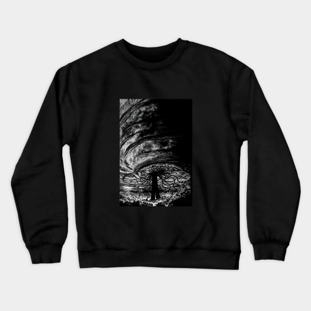 the last storm Crewneck Sweatshirt by theblack futur